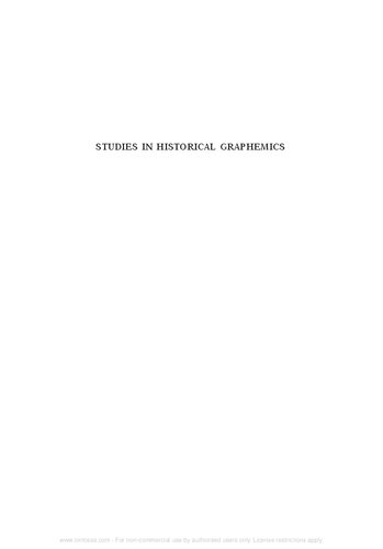 Studies in historical graphemics