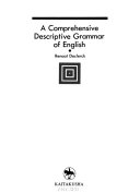 A Comprehensive Descriptive Grammar of English