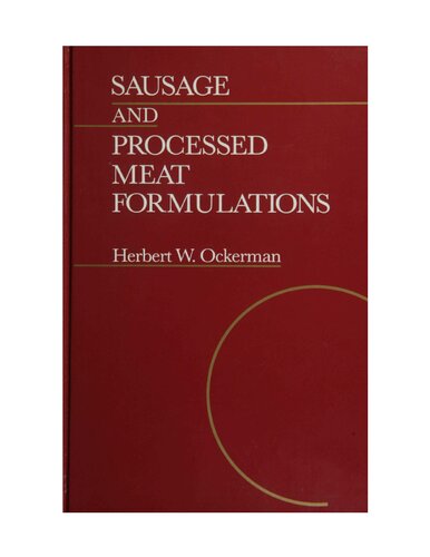 Sausage and Processed Meat Formulations
