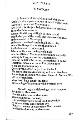 Manonasa: A Spiritual Autobiography