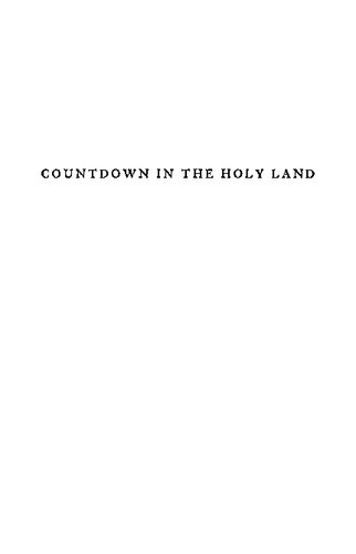 Countdown in the Holy Land