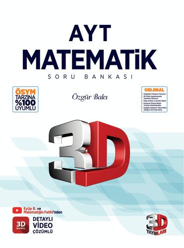 3D AYT Matematik Soru Bankası