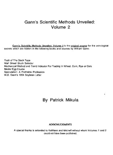 Gann Scientific Methods Unveiled