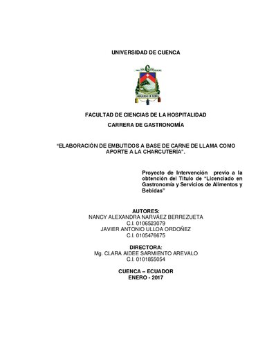 Elaboración de Embutidos