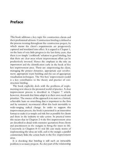 Better Construction Briefing