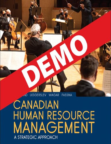 Canadian Human Resource Management