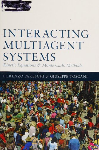 Interacting multiagent systems: kinetic equations and Monte Carlo methods