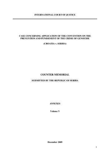 Croatia v. Serbia, Section X: List of Serb Victims on the Territory of Croatia 1990–1998