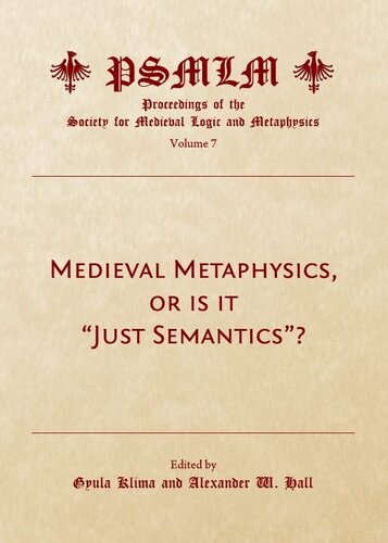 Medieval Metaphysics, or is it 