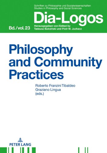 Philosophy and Community Practices (Dia-Logos)