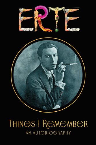 Things I remember: An autobiography