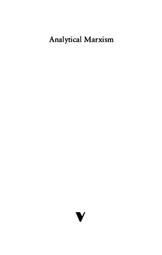Analytical Marxism: A Critique
