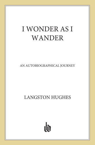 I Wonder as I Wander: An Autobiographical Journey