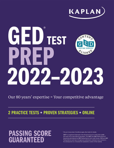 GED Test Prep 2022-2023 : 2 Practice Tests + Proven Strategies + Online