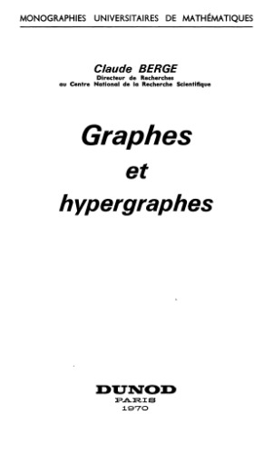 Graphes et hypergraphes