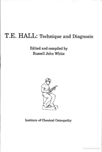 T.E Hall (Technique and Diagnosis)