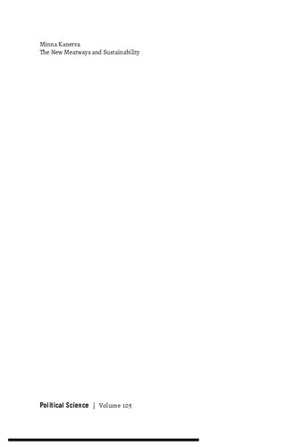 The New Meatways and Sustainability: Discourses and Social Practices