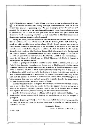 Spare parts catalog of the American company