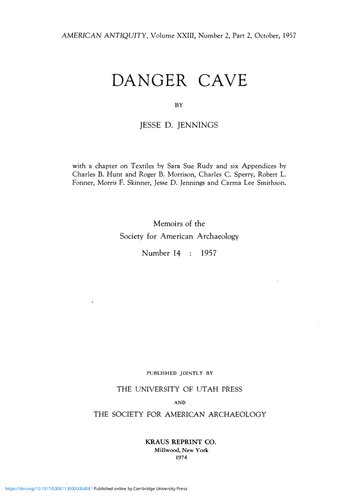 Danger Cave