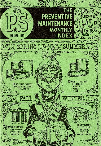 PS Magazine Issue Index Issues 218-229 (Jan-Dec 1971)
