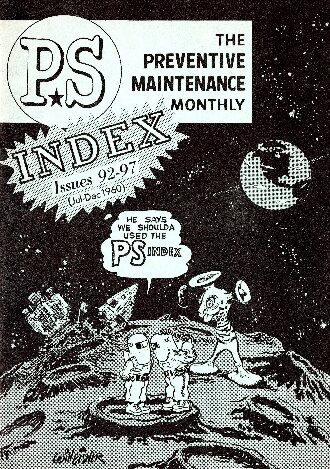 PS Magazine Issue Index Issues 92-97 (Jul-Dec 1960)