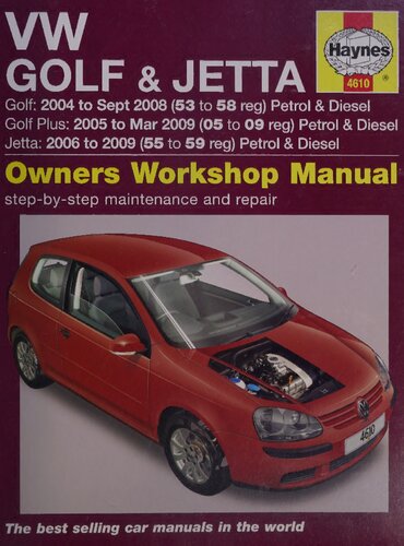 Haynes VW Golf & Jetta Service and Repair Manual 2004-2009