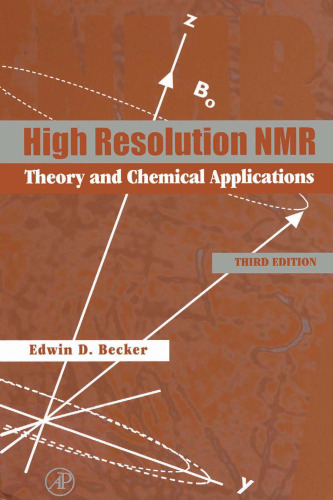 High Resolution NMR: Theory and Chemical Applications, 3rd Edition