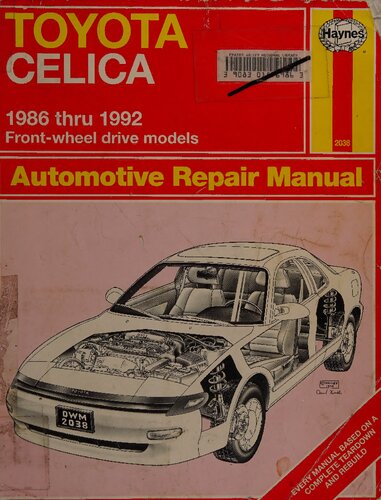 Haynes Toyota Celica FWD Automotive Repair Manual