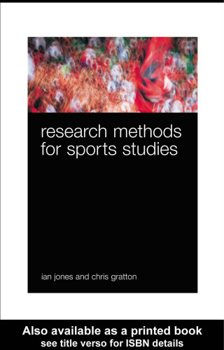 Research Methods for Sports Studies
