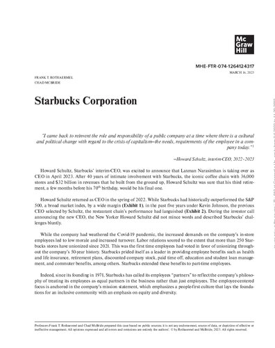 Starbucks Corporation