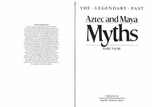 Aztec and Maya Myths (The Legendary Past)