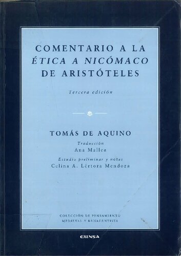Comentario a la Ética a Nicómaco de Aristóteles