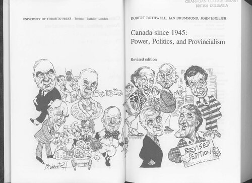 Canada since 1945 : power, politics and provincialism