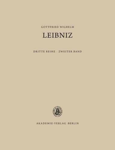 Sämtliche Schriften und Briefe: Band 2 1676–1679