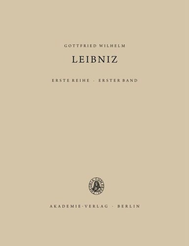 Sämtliche Schriften und Briefe: Band  1 1668–1676