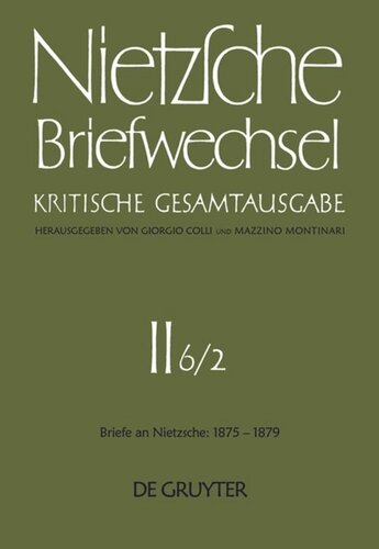 Briefwechsel: Band 6.2 Juli 1877 - Dezember 1879