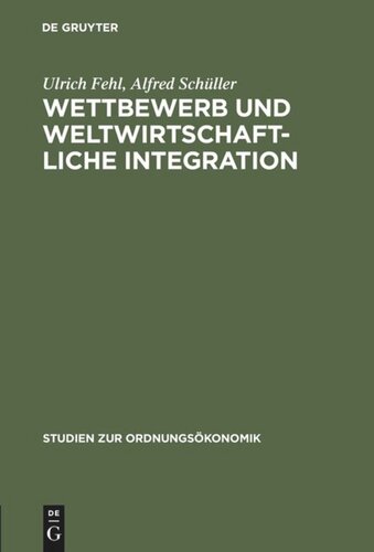 Wettbewerb und weltwirtschaftliche Integration: Triebkräfte des Transformationsprozesses