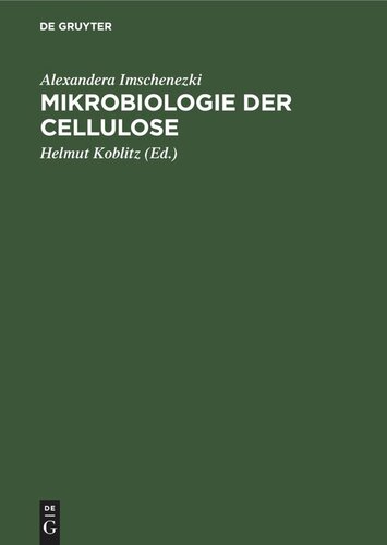 Mikrobiologie der Cellulose