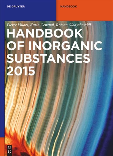 Inorganic Substances: Handbook