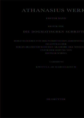 Werke: Lfg 6 Epistula ad Marcellinum