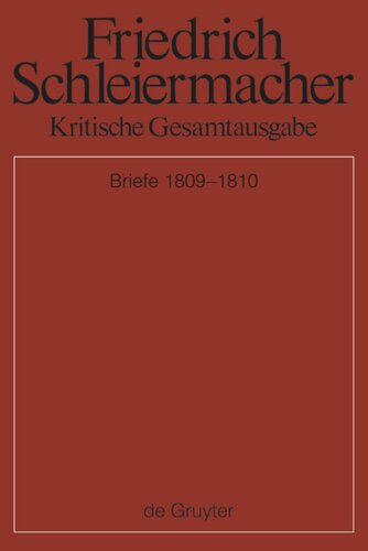 Kritische Gesamtausgabe. Band 11 Briefwechsel 1809-1810: (Briefe 3021-3560)