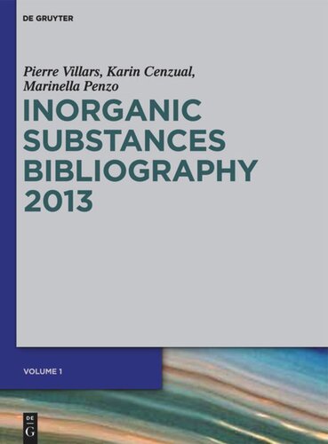 Inorganic Substances: Bibliography