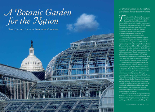 A Botanic Garden for the Nation: The United States Botanic Garden