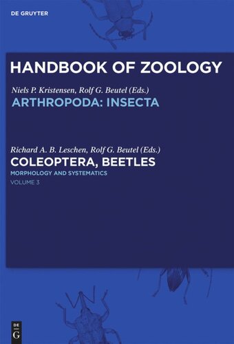 Handbook of Zoology. Volume 3 Morphology and Systematics: Phytophaga