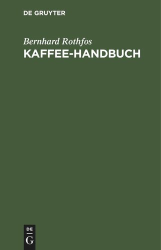 Kaffee-Handbuch