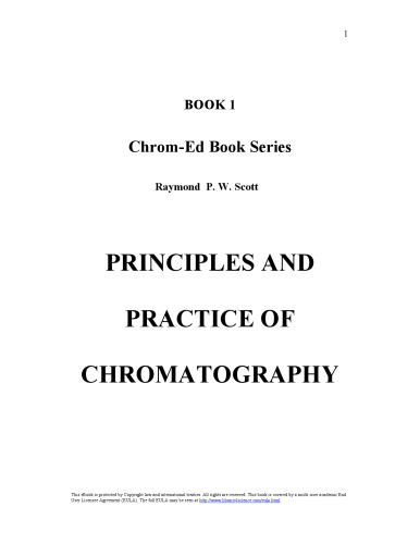 Techniques and Practice of Chromatography (Chromatographic Science)