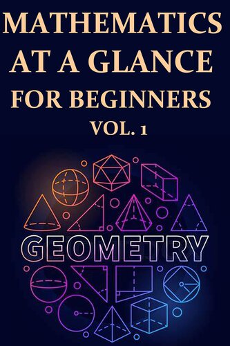 Mathematics at a glance for Beginners Volume 1