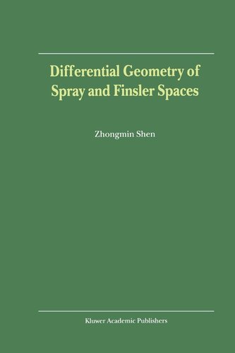 Differential Geometry of Spray and Finsler Spaces
