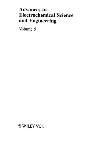 Advances in Electrochemical Science and Engineering, Volume 5