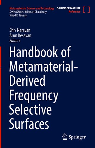 Handbook of Metamaterial-Derived Frequency Selective Surfaces (Metamaterials Science and Technology 3)